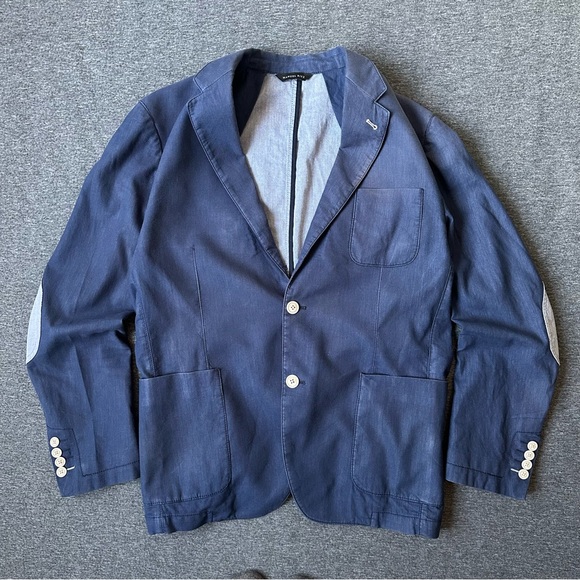 Manuel Ritz Navy tailored Jacket - Picture 1 of 8